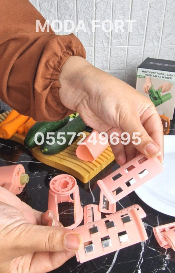 Hachoir Électrique Rechargeable – Coupe-Légumes & Râpe à Salade Multifonction